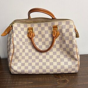 Louis Vuitton Speedy Bandouliere Damier Azur